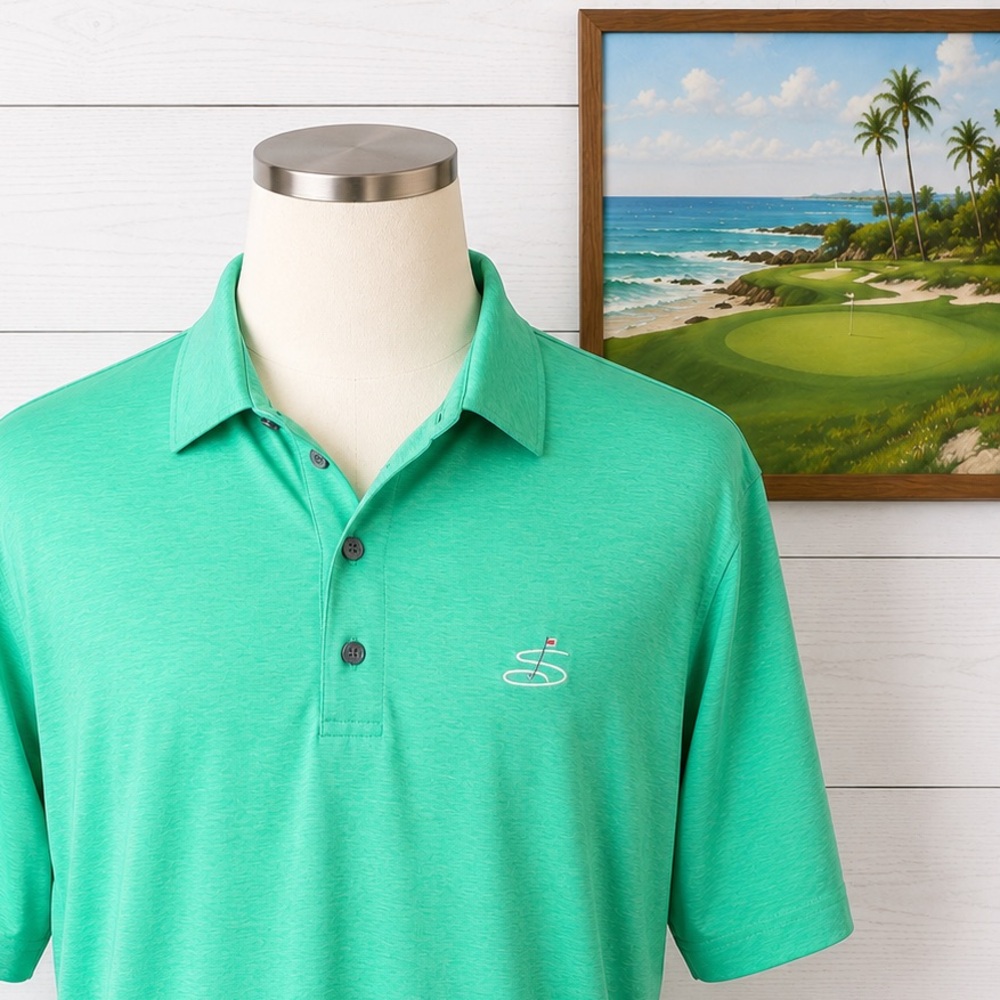 FootJoy Men’s 2xL Mint Green Performance Polo